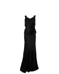 Черное вечернее платье от Maison Margiela