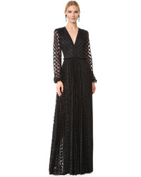 Черное вечернее платье от Maria Lucia Hohan