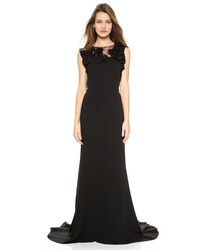 Черное вечернее платье от Nina Ricci