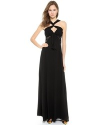 Черное вечернее платье от Nina Ricci