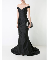 Черное вечернее платье от Romona Keveza