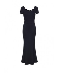 Черное вечернее платье от OLGA SKAZKINA