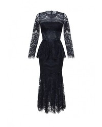 Черное вечернее платье от OLGA SKAZKINA