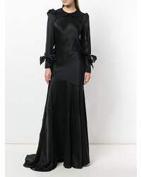 Черное вечернее платье от Simone Rocha