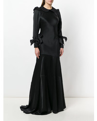 Черное вечернее платье от Simone Rocha