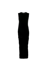 Черное вечернее платье от Rick Owens