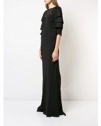 Черное вечернее платье от Vera Wang