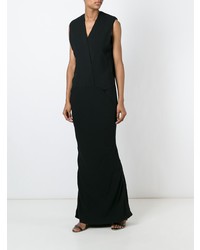 Черное вечернее платье от Haider Ackermann