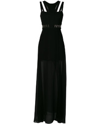 Черное вечернее платье от Versace