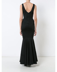 Черное вечернее платье от Zac Posen