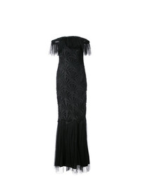Черное вечернее платье от Zac Zac Posen