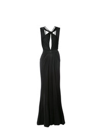 Черное вечернее платье от Zac Zac Posen