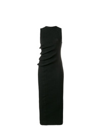 Черное вязаное вечернее платье от Rick Owens