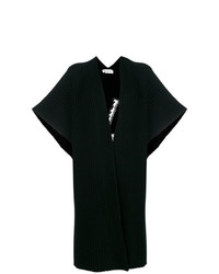 Черное вязаное кимоно от Valentino