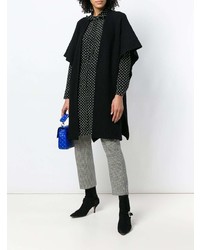 Черное вязаное кимоно от Valentino