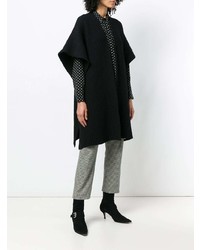 Черное вязаное кимоно от Valentino