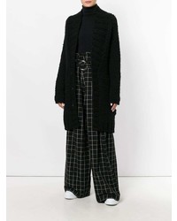 Женское черное вязаное пальто от Yohji Yamamoto Vintage