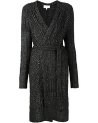 Женское черное вязаное пальто от Derek Lam 10 Crosby
