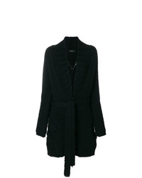 Женское черное вязаное пальто от Yohji Yamamoto Vintage