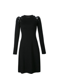 Черное вязаное платье-миди от Proenza Schouler
