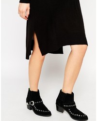 Черное вязаное платье-свитер от Asos
