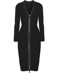 Черное вязаное платье-футляр от Tom Ford
