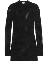 Черное вязаное платье от Acne Studios
