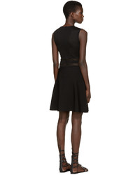 Черное вязаное платье от Valentino