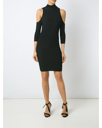 Черное вязаное платье от Cecilia Prado