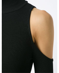 Черное вязаное платье от Cecilia Prado