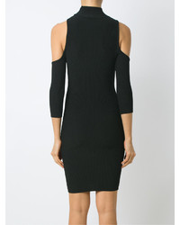 Черное вязаное платье от Cecilia Prado