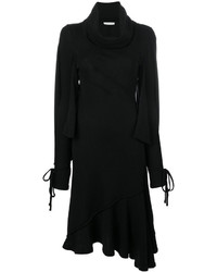 Черное вязаное платье от J.W.Anderson