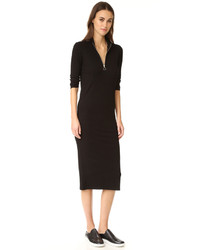 Черное вязаное платье от Just Female