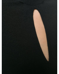 Черное вязаное платье от Lanvin