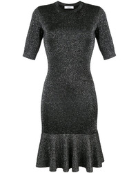 Черное вязаное платье от Lanvin
