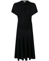 Черное вязаное платье от Lanvin