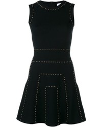Черное вязаное платье от Valentino