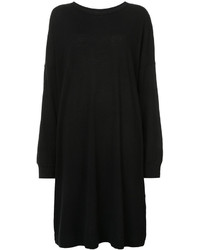 Черное вязаное платье от Y's