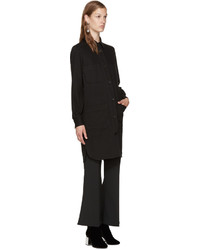 Черное джинсовое платье-рубашка от Stella McCartney