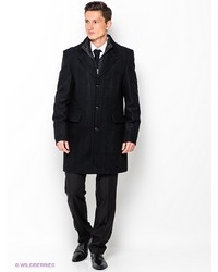 Черное длинное пальто от Absolutex