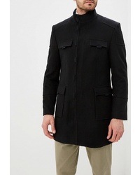 Черное длинное пальто от Absolutex
