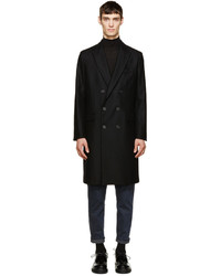 Черное длинное пальто от Ami