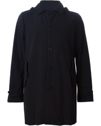 Черное длинное пальто от Aspesi