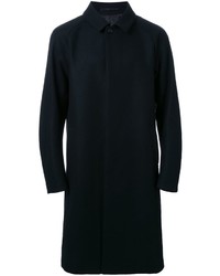 Черное длинное пальто от Attachment