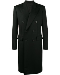 Черное длинное пальто от Balenciaga