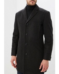 Черное длинное пальто от Bazioni