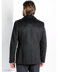 Черное длинное пальто от Berkytt