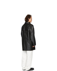 Черное длинное пальто от Kassl Editions