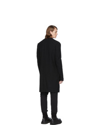 Черное длинное пальто от Julius