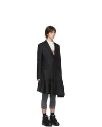Черное длинное пальто от Comme Des Garcons Homme Plus